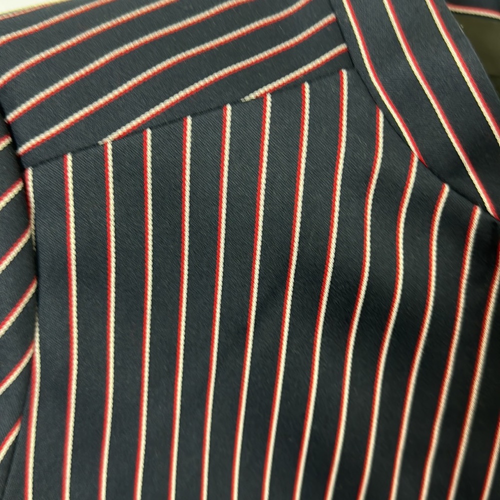 Banana republic red, white, & blue striped bomber jacket Small - Picture 2 of 9